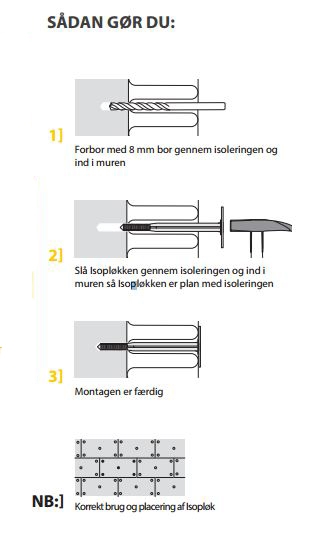 Isopløk, 8x300 mm