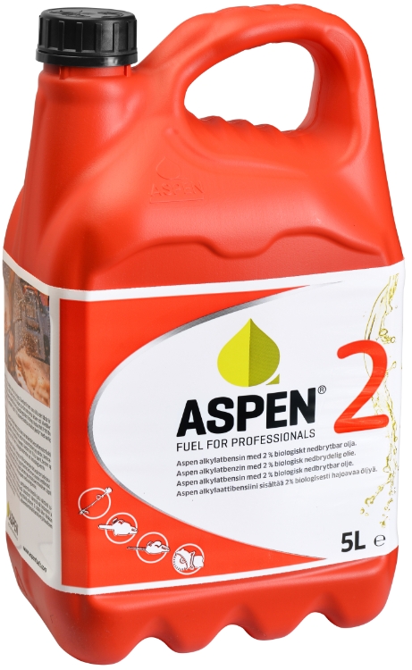 Aspen 2T, 5 l, Miljøbenzin