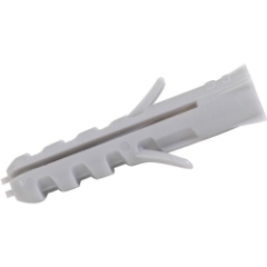 Nylon plugs u/krave, 12x60 mm, 25 stk