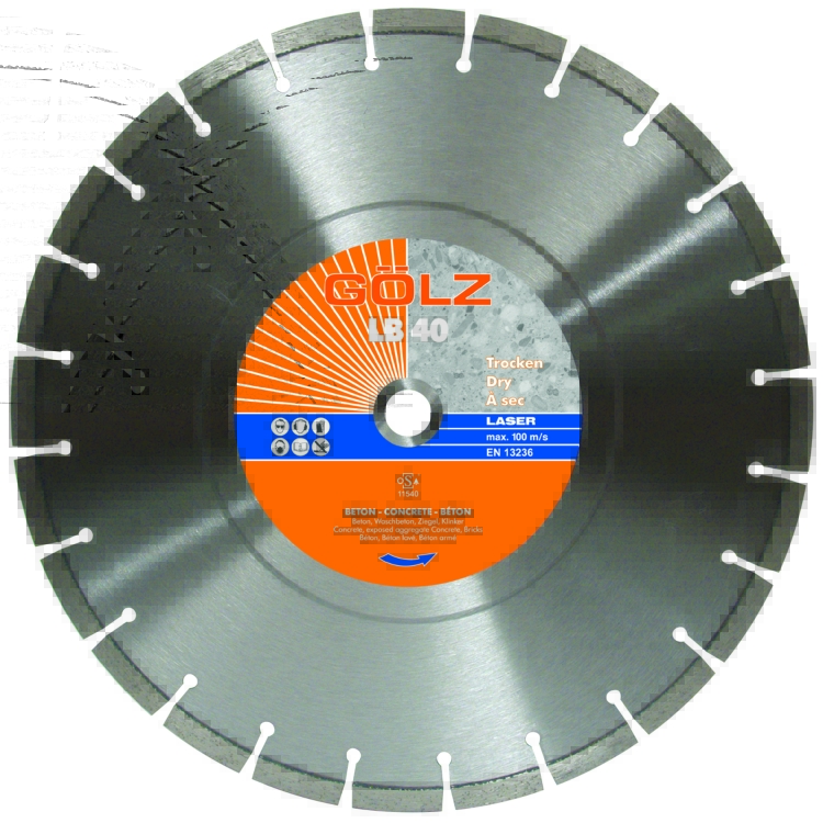 Gölz LT 40, Ø300x22,2 mm, Diamantskive