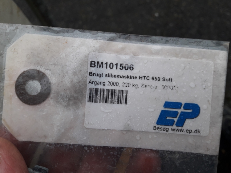 HTC 650 Soft, Brugt slibemaskine