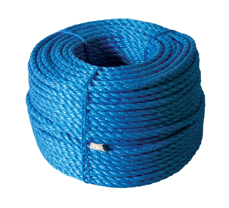 Polyreb, Blå, 3-slået, 12 mm