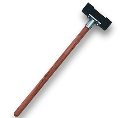 Fliserettehammer m/langt træskaft