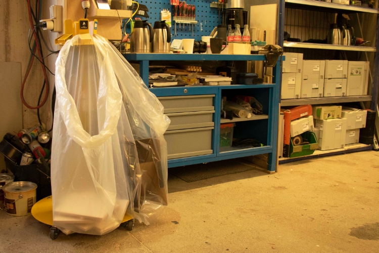 Affaldssorteringsstativ