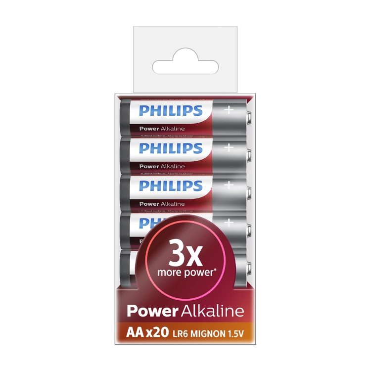Philips AA Batteri 20 stk