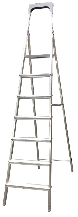 Trappestige, 2,42 m, 7 trin, Proff-Light