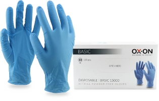 OX-ON Engangshandsker Basic 15000, Str.10