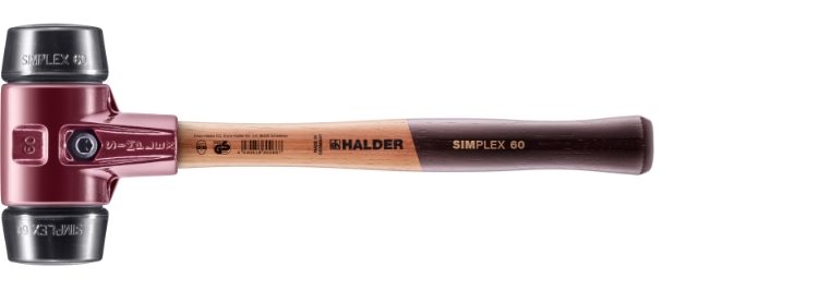 Gummihammer, Simplex 60 mm