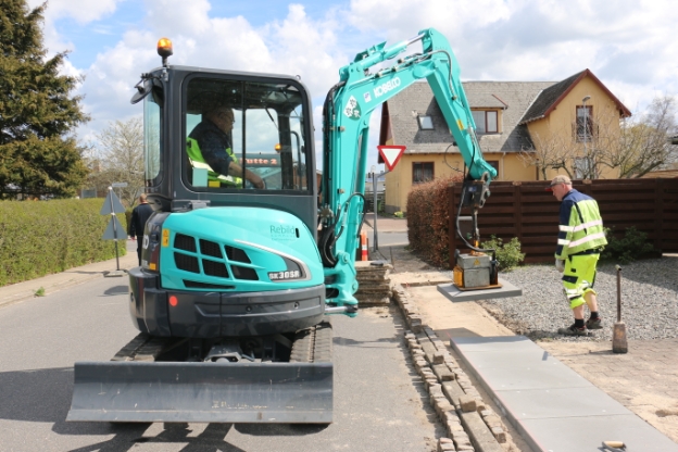 Kobelco Minigraver SK30SR-5 i Rebild Kommune