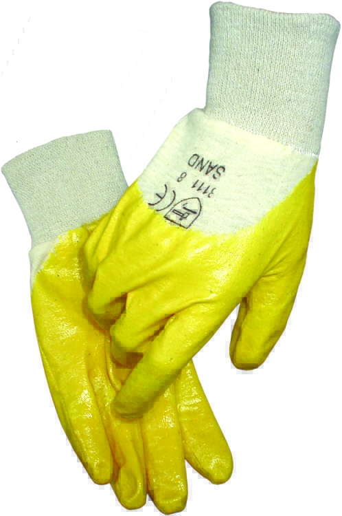 OX-ON Sand NBR, Str. 9, Bomuldshandske