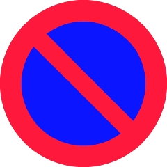 Forbudstavle C62, Ø50 cm