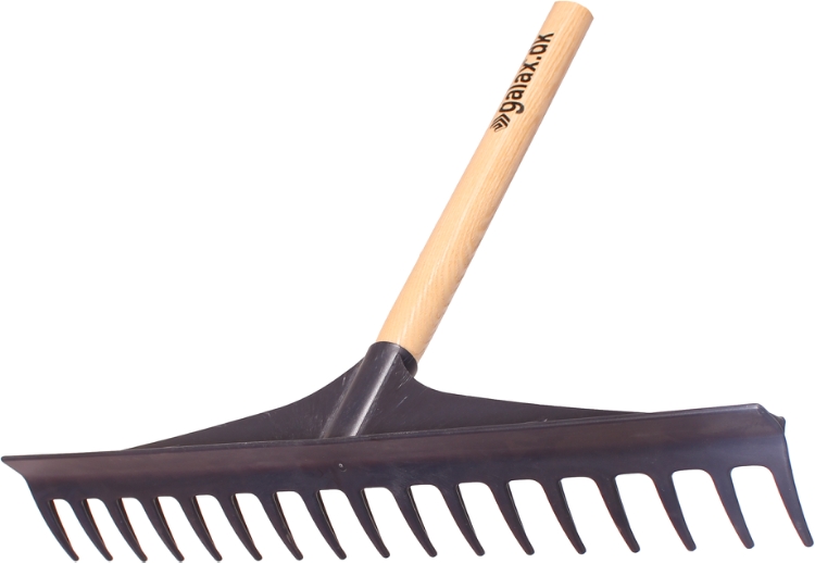 Plast- og golfrive, 17 tænder