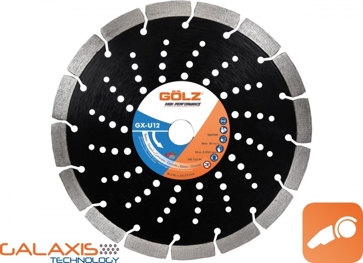 Gölz GX-U12, Ø115, Diamantskive