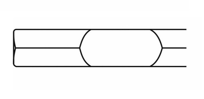 Spidsmejsel, Hex28, 500 mm