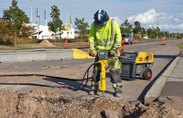 Atlas Copco LH230E, nakke 28x160, håndholdt hydraulikhammer