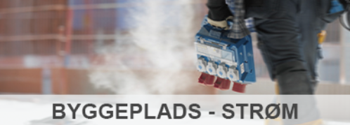 Tilbud på produkter inden for Byggeplads til strøm