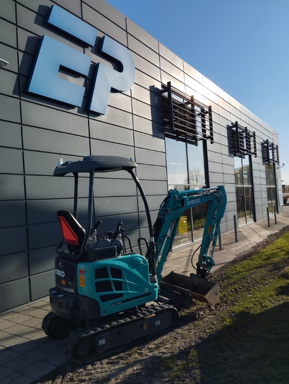 Kobelco SK17SR-3E Canopy, Brugt minigraver