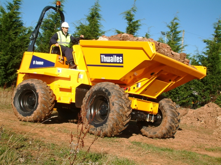 Thwaites 9 Ton, m/drejelig tip