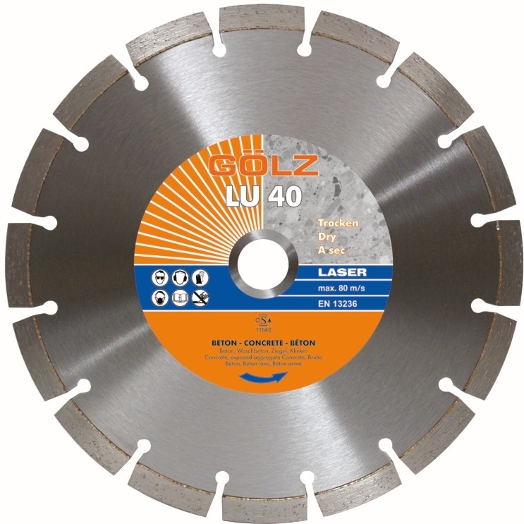 Gölz LU 40, Ø125x22,2 mm, Diamantskive