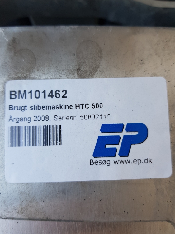 HTC 500, Brugt slibemaskine