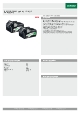 Produktblad, Hikoki Batteripakke, 2xBSL36A18 