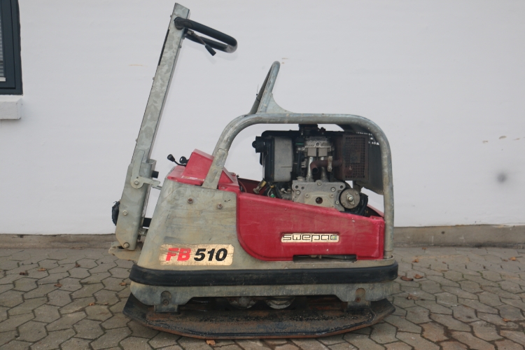 Swepac FB 510, Brugt pladevibrator
