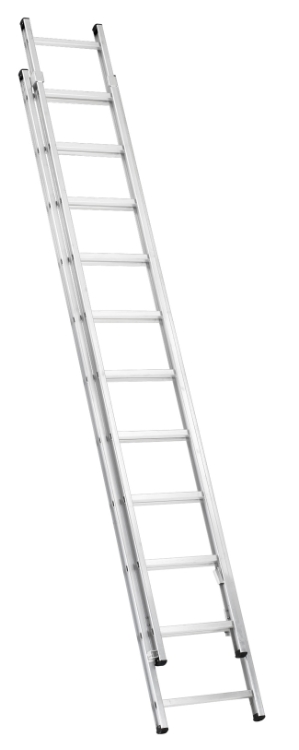 Skydestige, 4 m, 8+8 trin, 2-delt, Proff