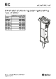 Sikkerhedsinstruktioner og betjeningsvejledning, til EC 100T hydraulikhammer 