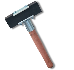 Fliserettehammer m/kort træskaft	