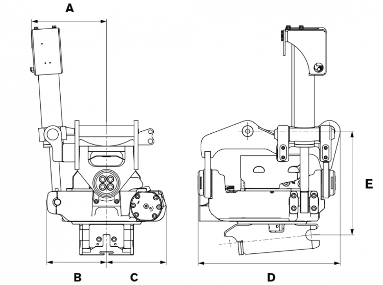 Engcon EC206, Tiltrotator