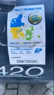 HTC 420, Brugt slibemaskine