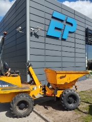 Thwaites 1,5 Tonne m/drejelig højtip, Brugt dumper