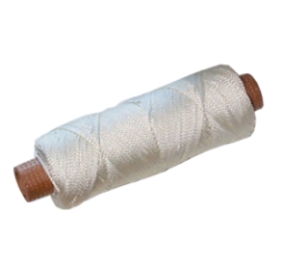 Mursnor, Krydsflettet, 2,0 mm, Hvid