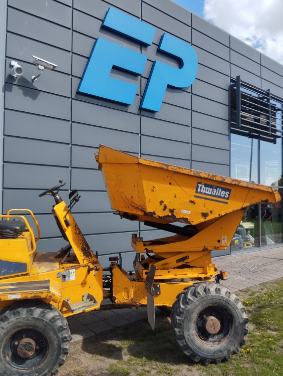 Thwaites 3 Tonne m/dr. højtip, Brugt dumper