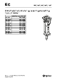 Sikkerhedsinstruktioner og betjeningsvejledning, til EC 180T hydraulikhammer serien