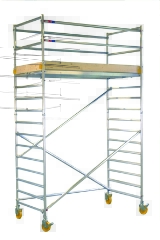 Custers Rullestillads, 1,30 x 2,50 x 5,50 m