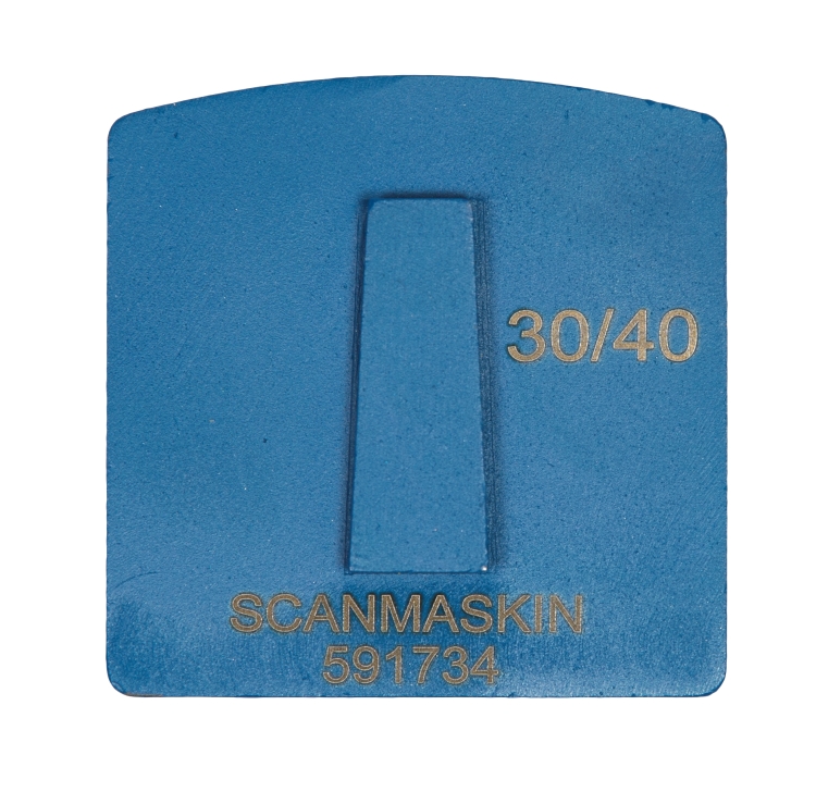 WSM Blue, 12 mm, #30/40, Single