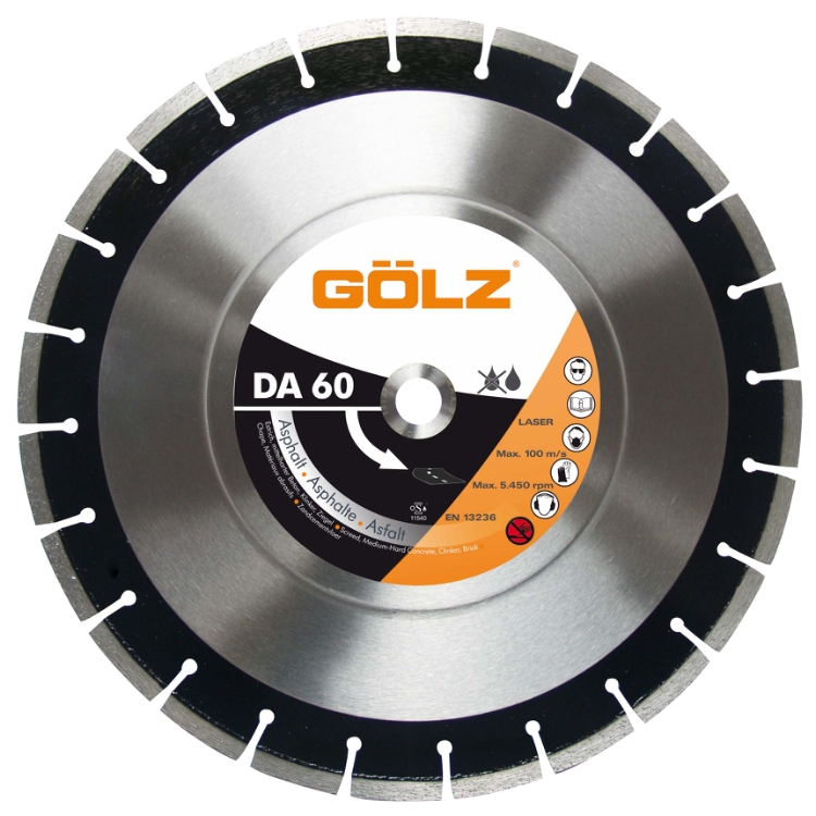 Gölz DA 60, Ø350x20,0 mm, Diamantskive