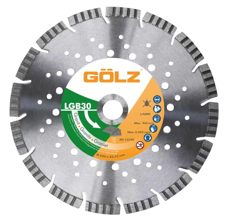 Gölz LGB 30, Ø230x22,2 mm, Diamantskive