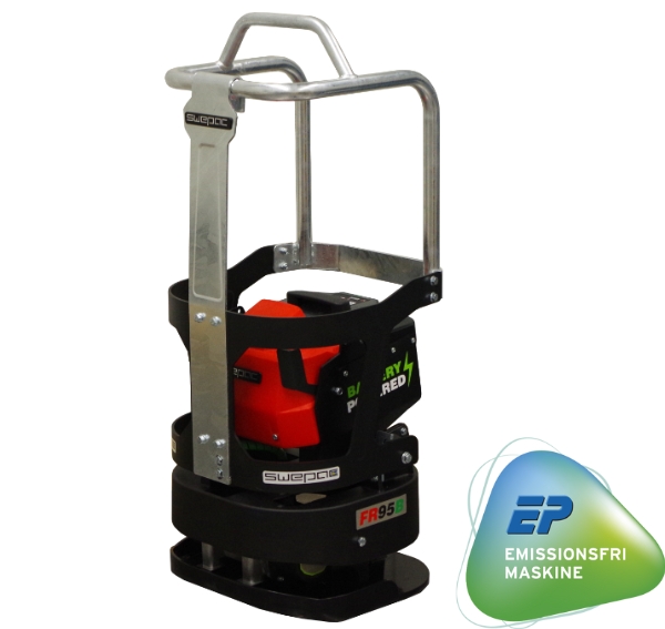 Swepac FR95B, Pladevibrator