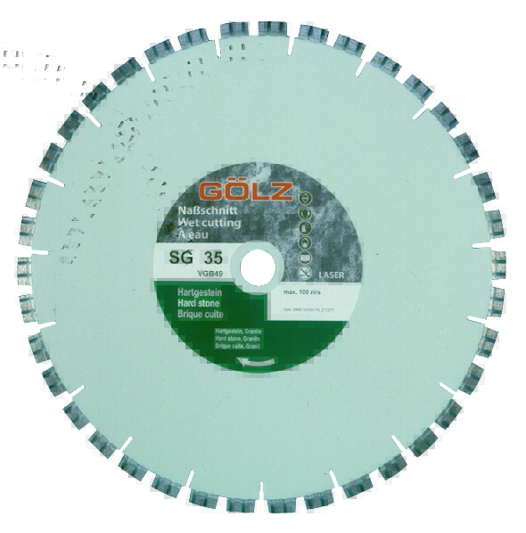 Gölz SG 35, Ø450x25,4 mm, Diamantskive