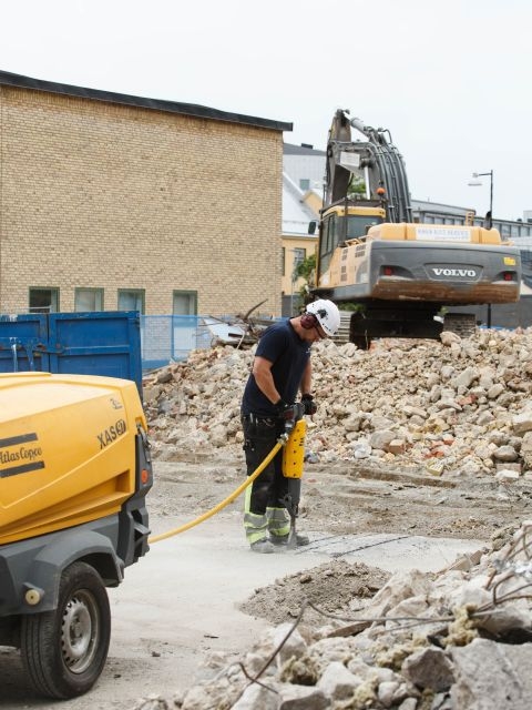 Atlas Copco RTEX, Trykluftshammer, HEX32
